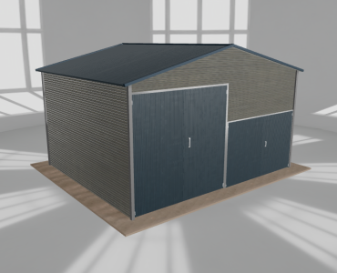 Hala blaszana 6x5m dwuspadowa Aluminium Wysoka