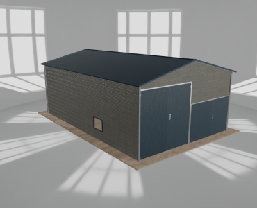 Hala blaszana 6x9m dwuspadowa Aluminium Wysoka