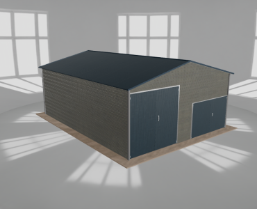 Hala blaszana 7x9m dwuspadowa Aluminium Wysoka