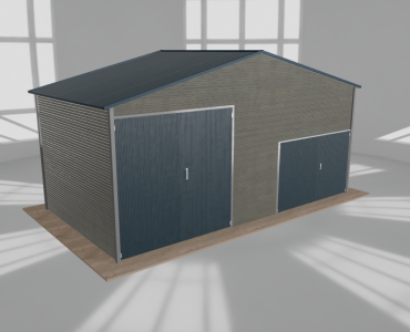 Hala blaszana 7.5x4m dwuspadowa Aluminium Wysoka