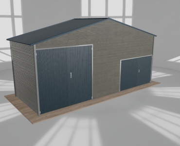 Hala blaszana 8x3m dwuspadowa Aluminium Wysoka