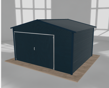 Domek narzędziowy 4x3.5m dwuspadowy Grafit