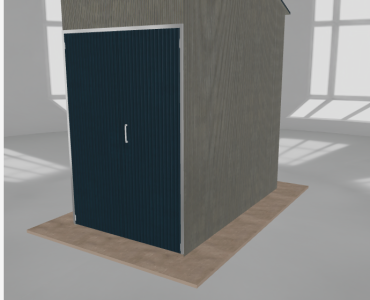 Hala stalowa 2x3.5m dwuspadowa Aluminium Wysoka