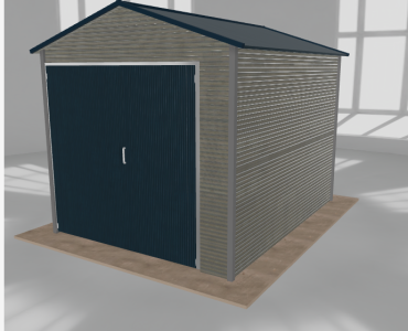 Hala blaszana 3.5x4.5m dwuspadowa Aluminium Wysoka