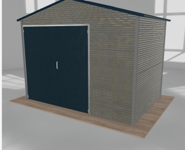 Hala blaszana 4.5x3m dwuspadowa Aluminium Wysoka