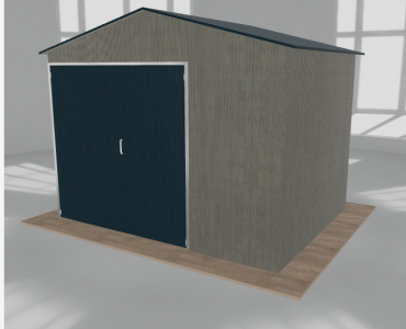 Hala blaszana 4.5x3.5m dwuspadowa Aluminium Wysoka