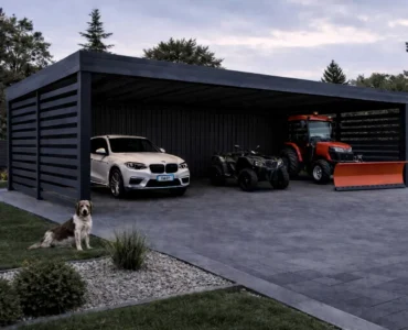 Carport 7x5 Aluminiowa Wiata Samochodowa