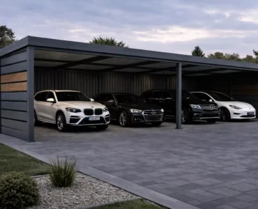 Carport 7x5 Aluminiowa Wiata Samochodowa