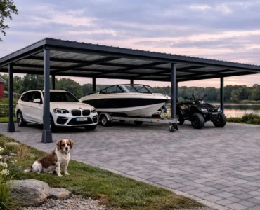 Carport 6x6 Aluminiowa Wiata Samochodowa