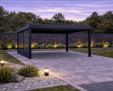 Carport Ażurowe Panele - Wiata garażowa 3x3 m